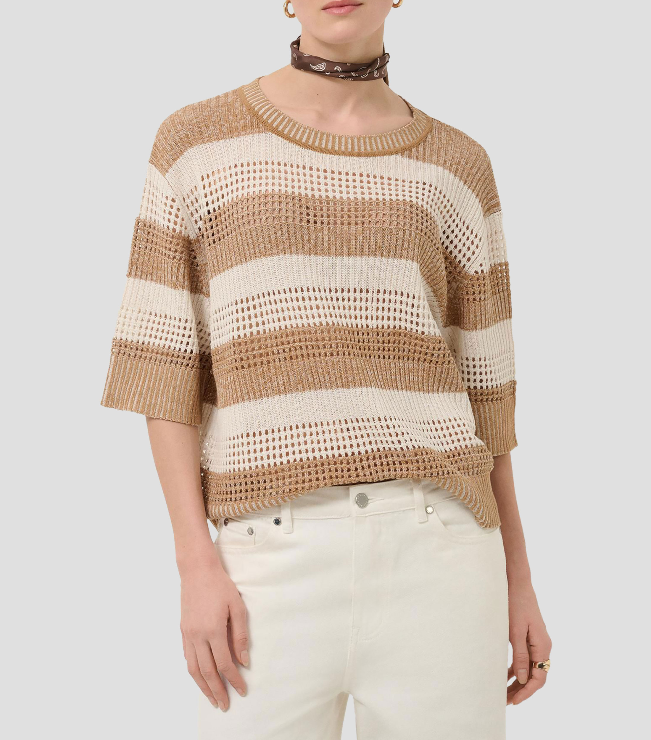 Suéter cuello redondo Mujer